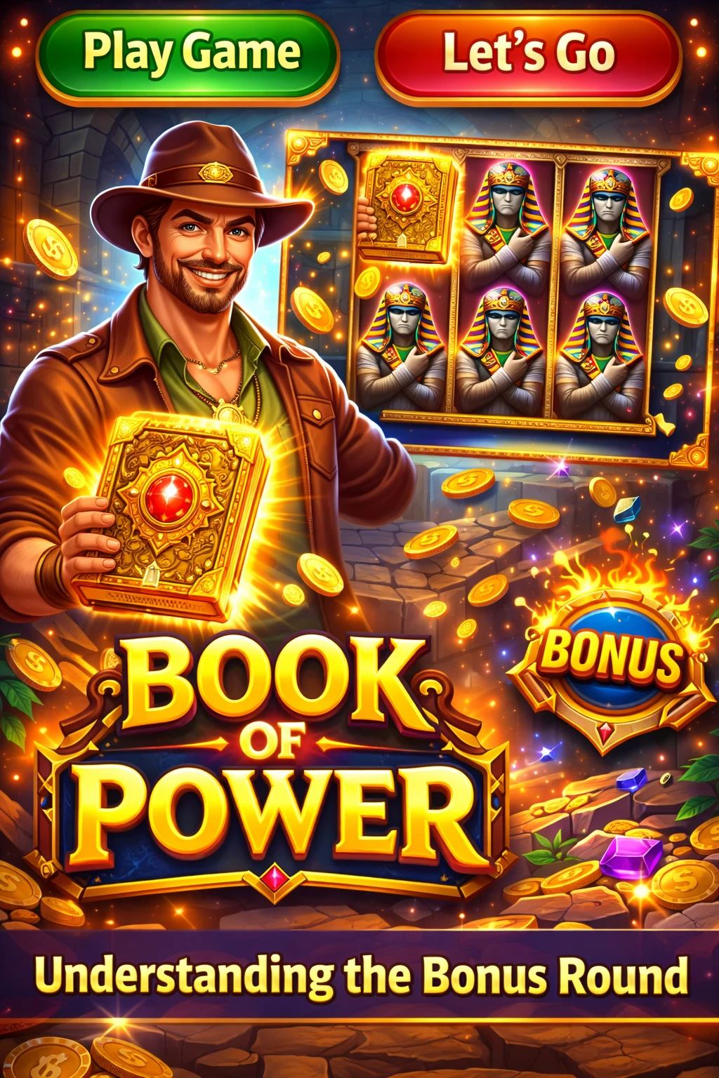 Play Game Let’s Go Book of Power – Understanding the Bonus Round